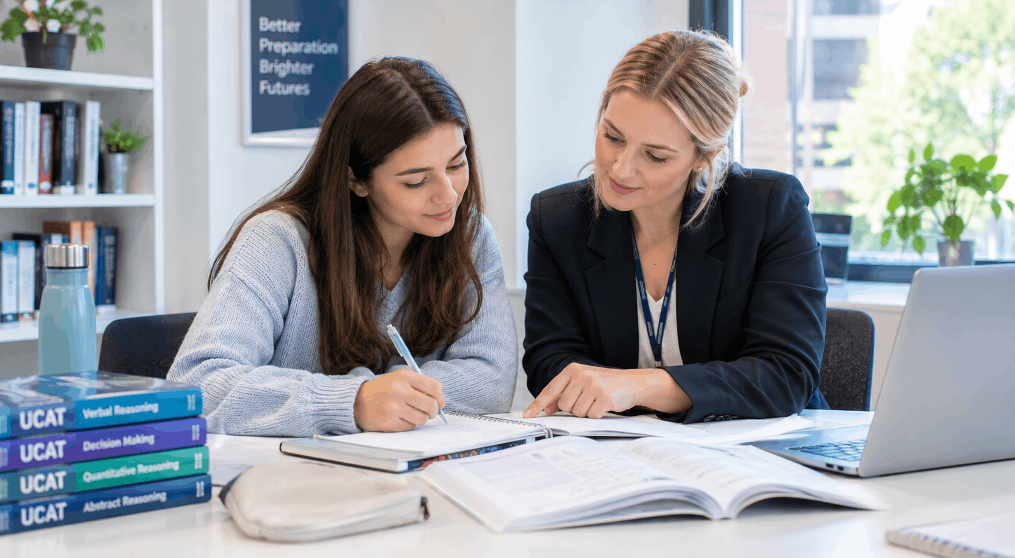 Student comparing UCAT tutors before choosing 1-to-1 support in the UK